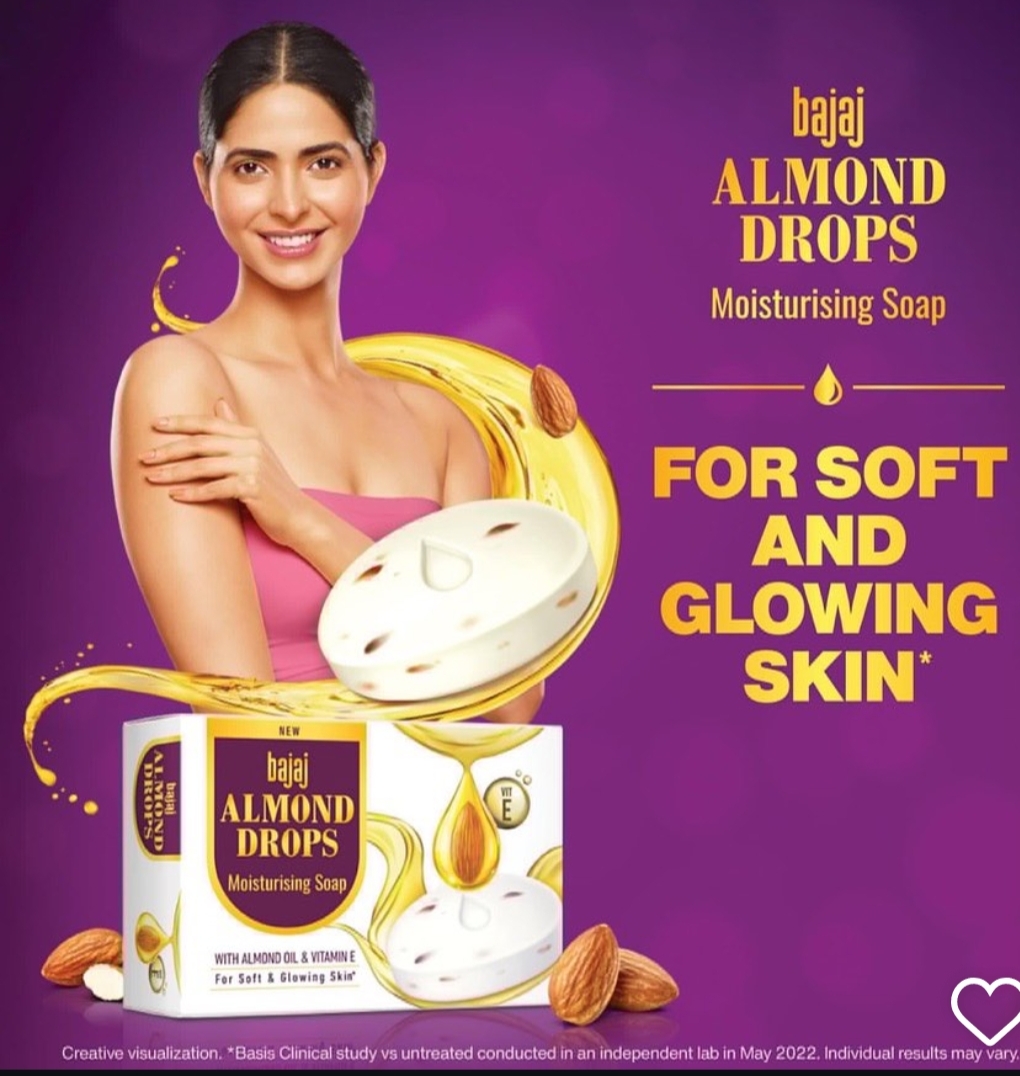 Bajaj Almond Soap – Nourishing Care with Almond Oil